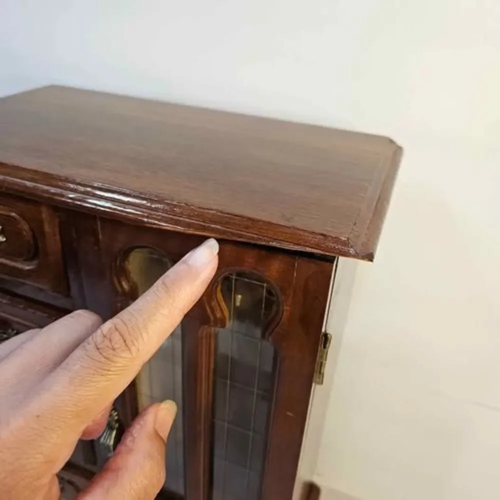 Vintage Wooden Jewelry Armoire